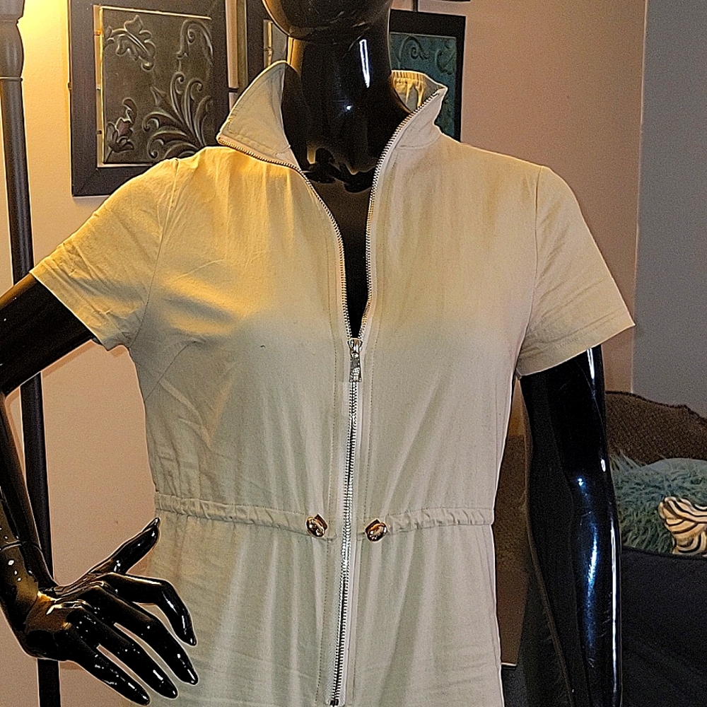 🔥Tan 4 Pockets Jumpsuit!